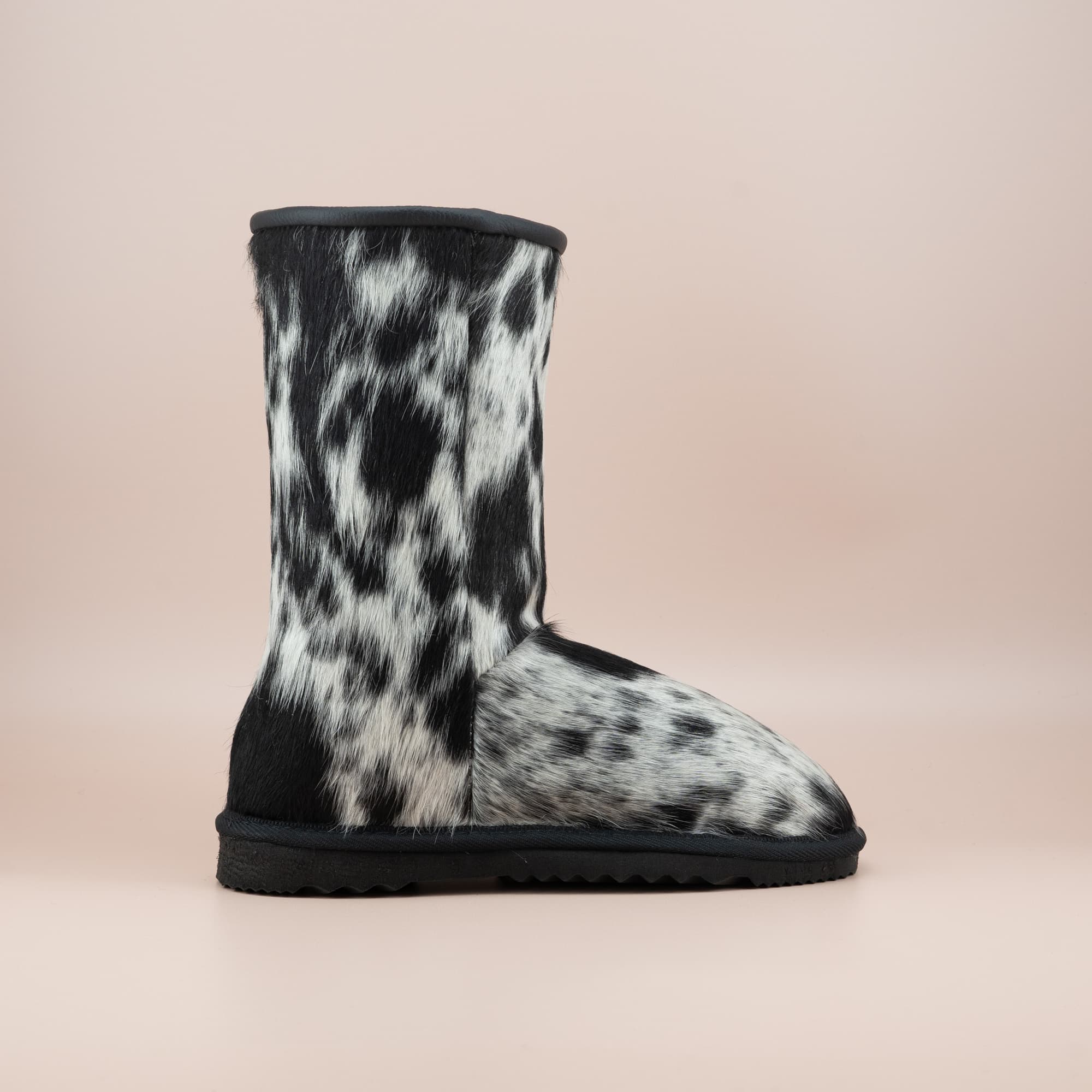 Special Edition Mid Ugg Boots Cow Hide Side View